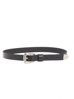 All Saints leather belt with metal tip size XL
